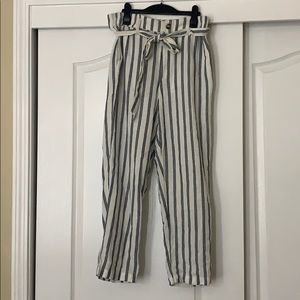 American Eagle fabric striped pants